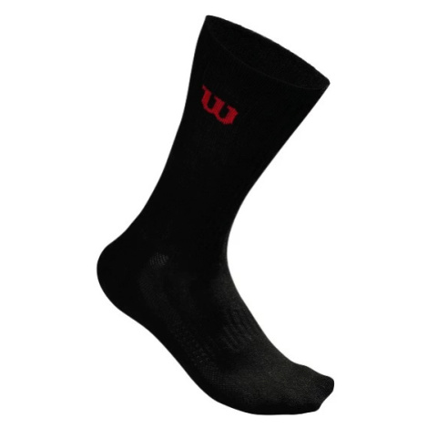 Pánské ponožky Wilson Crew Black/Red