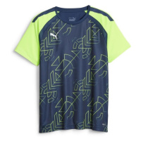 Puma TEAMLIGA GRAPHIC JERSEY TEE Pánské fotbalové triko, modrá, velikost