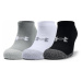 UNDER ARMOUR Sportovní ponožky šedá / černá / bílá