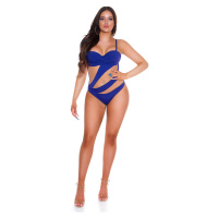Sexy Underwire Monokini with Net Cut-Outs