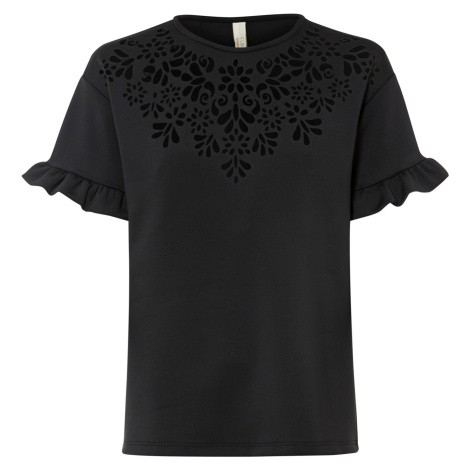 Bonprix BODYFLIRT tričko s prostřihy Barva: Černá, Mezinárodní