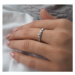 Stříbrný splétaný prsten JMAS5002SR