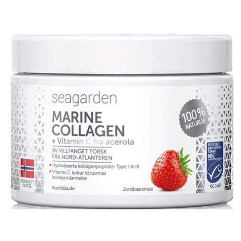 Seagarden Marine Collagen + vitamin C 150 g - jahoda