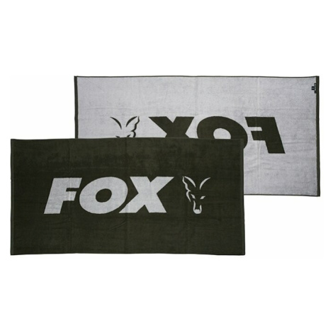 Fox Fishing Beach Towel Green/Silver 160 cm