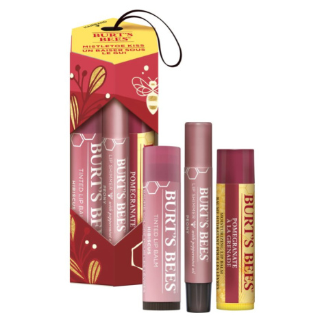 Burt’s Bees Festive Mistletoe Kiss dárková sada (na rty)