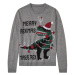 pepperts!® Chlapecký vánoční svetr s LED (šedá)