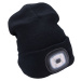 Čepice s čelovkou Extol Light Barva: černá