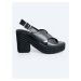 Big Star Woman's Sandals Shoes 207795 SkÃra naturalna-906