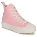 Converse CHUCK TAYLOR ALL STAR LIFT-SUNRISE PINK/SUNRISE PINK/VINTAGE WHI Růžová