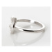Stříbrný prsten s čirými zirkony STRP0458F