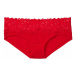 Victorias Secret červené pohodlné kalhotky Lace-waist Hiphugger