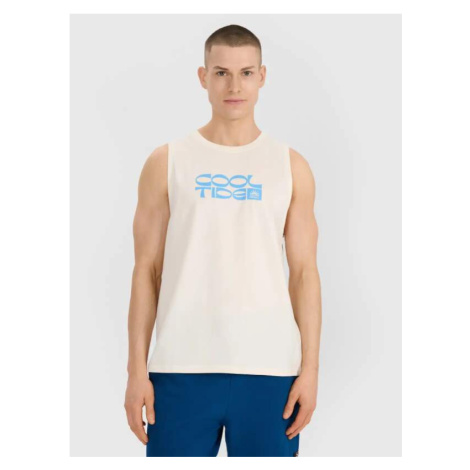 4F pánské tílko 4FWSS25TSLEM123 Bílá