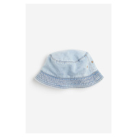 H & M - Džínový klobouček bucket - modrá