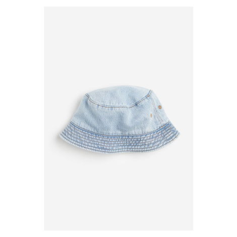 H & M - Džínový klobouček bucket - modrá H&M