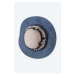 Bavlněný klobouk Kangol Stripe Lahinch tmavomodrá barva, K4012SP.GREY-GREY