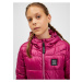 Tmavě růžový holčičí prošívaný kabát s kapucí SAM 73 Nadine