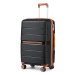 KONO British Traveller skořepinové zavazadlo polypropylen - černá - 92L