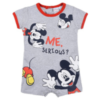 ŠEDÉ CHLAPECKÉ KRÁTKÉ BODY MICKEY MOUSE Šedá