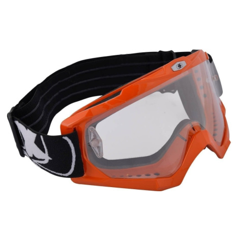 Oxford Assault Pro OX203 Orange/Clear Moto brýle