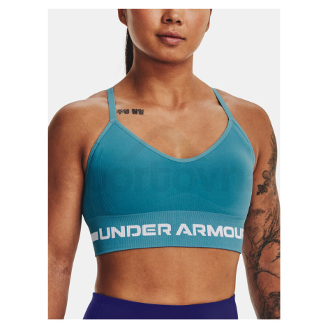 Under Armour UA eamless Low Long Bra W 1357719-433 - blue