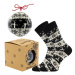 Lonka Elfi Unisex ponožky s vánočním motivem BM000002822200100638 stříbrná