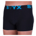 Pánské boxerky Styx sportovní guma nadrozměr černé (R961)