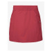 Červená dámská sukně s kraťasy 2v1 LOAP UZNORA