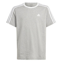 Adidas Essentials 3-Stripes Cotton Loose Fit Boyfriend Tee Jr IC3637 Tričko s proužky