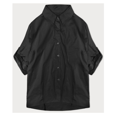 Černá košile s ozdobnou mašlí na zádech (24018) Made in Italy