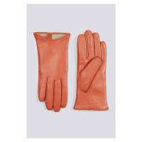 RUKAVICE GANT LEATHER GLOVES oranžová