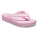CROCS-Classic Platform Flip W flamingo Růžová
