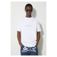 Bavlněné tričko Marcelo Burlon Party Quote Basic bílá barva, s aplikací, CMAA056S24JER0050110