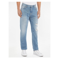 Světle modré pánské straight fit džíny Tommy Jeans - Pánské