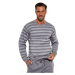 Pánské pyžamo Cornette 117/160 Loose 9 Tmavě šedá