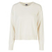 Ladies EcoVero Oversized Basic Sweater - whitesand
