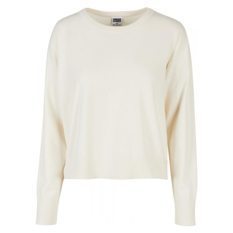 Ladies EcoVero Oversized Basic Sweater - whitesand Urban Classics