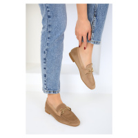 Soho Women's Mink Suede Flats 18930