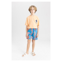 DEFACTO Boy's Patterned Swim Shorts