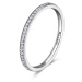 Rosato Minimalistický stříbrný prsten se zirkony Allegra RZA029