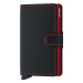 Secrid Miniwallet Matte Black & Red