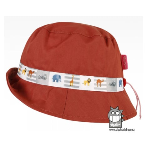 Bavlněný letní klobouk Dráče - Palermo 28, cihlová, safari Barva: Oranžová