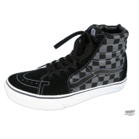 tenisky vysoké unisex - Sk8-Hi - VANS - Black/Pewter Checkerboard černá