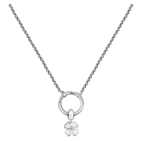 Morellato Překrásný ocelový náhrdelník Čtyřlístek Drops SCZ1225