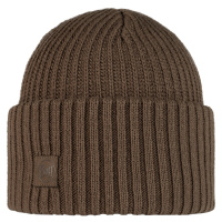 Buff Knitted Fleece Hat Beanie Hnědá