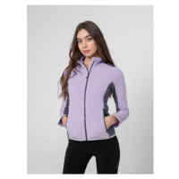 4F-WOMENS FLEECE PLD014-52S-LIGHT VIOLET Fialová