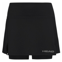 Head Club Basic Skirt Women Black Tenisová sukně