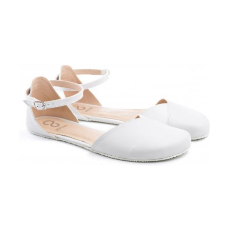 Barefoot sandály Shapen - Poppy II White W bílé