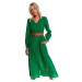 Zelené dlouhé šaty SSU3900