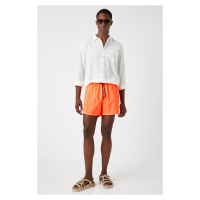 Koton Basic Swim Shorts with Lace Waist