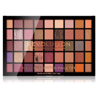 Makeup Revolution Maxi Reloaded Palette paletka pudrových očních stínů odstín Infinite Bronze 45